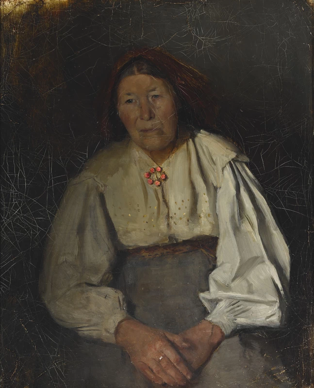 Ritratto della madre - Art Museum of Estonia's painting collection, Tallinn